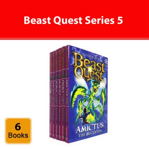 Beast Quest Series 5 Collection By Adam Blade 6 Books Set Pack New