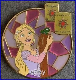 Rapunzel And Pascal Lanterns Disney Fantasy Pin LE 50 HTF Stained