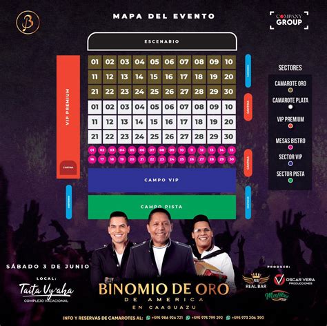 Entradas Para BINOMIO DE ORO DE AMERICA EN CAAGUAZU Ticketea Py