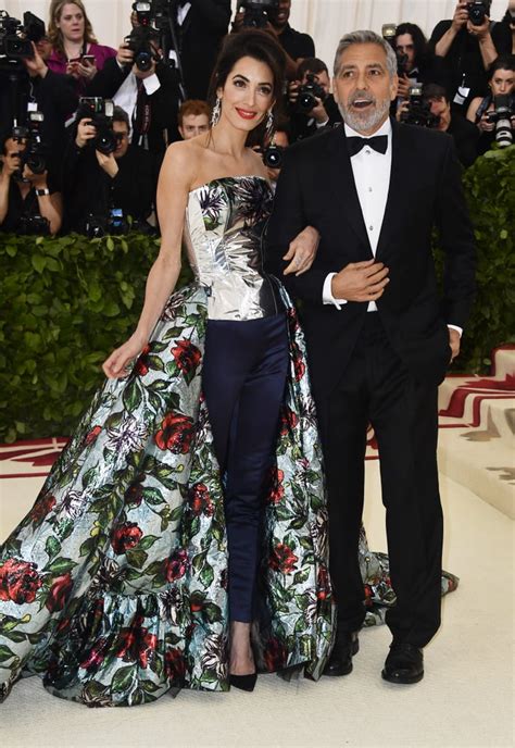 Amal And George Clooney At The 2018 Met Gala Popsugar Celebrity Photo 8