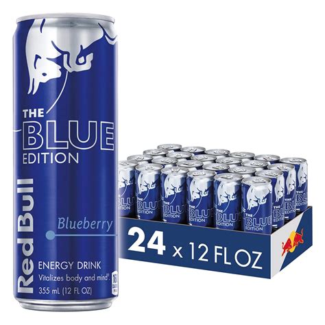 Buy Red Bull Energy Drink Blue Edition Blueberry Fl Oz Pack Of