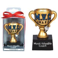 Surprise your coach for his hard work with our “Most Valuable Coach” award trophy. The plastic ...