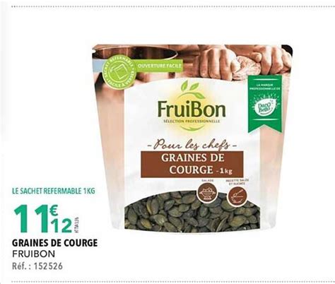 Promo Graines De Courge Fruibon Chez Metro Icatalogue Fr