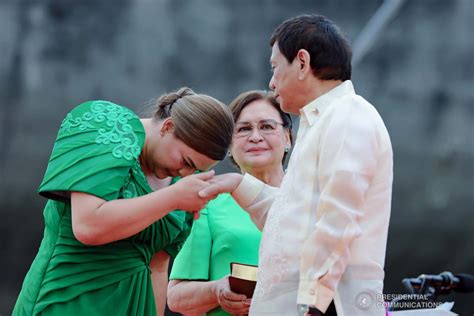 President Rodrigo Roa Duterte Attends The Inauguration Of Her Daughter Vice President Elect