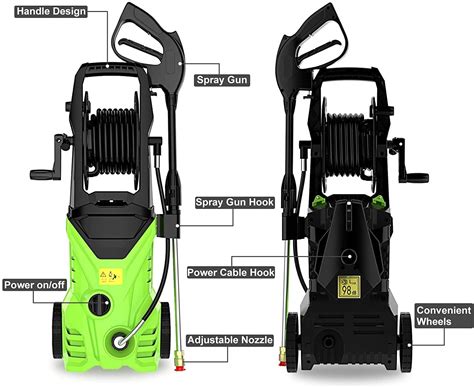 Suyncll Electric Pressure Washer Gpm Power Washers Electric