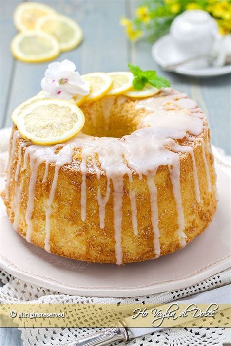 Chiffon Cake Al Limone Il Ciambellone Americano Alto E Sofficissimo