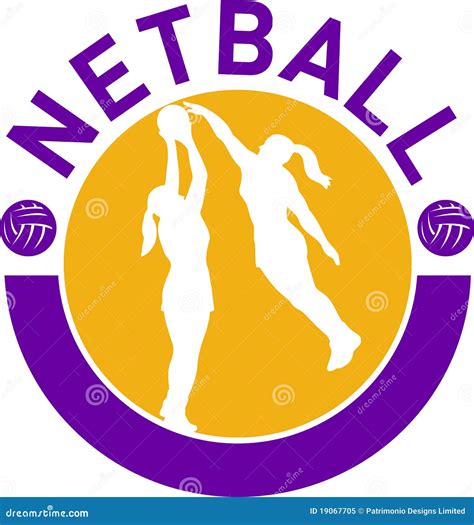 Netball Player Shooting Ball Stock Illustration Illustration Of Ball