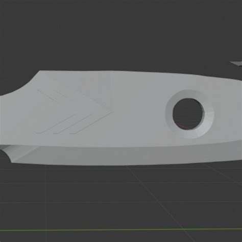 3D Printable Hunter Knife by Anthony Buckley
