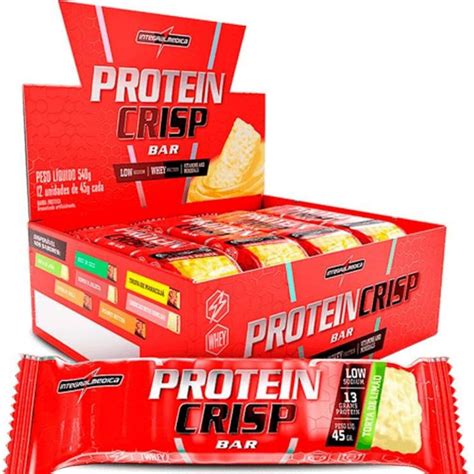 Barra De Proteina Protein Crisp Bar Caixa C 12 Unidades