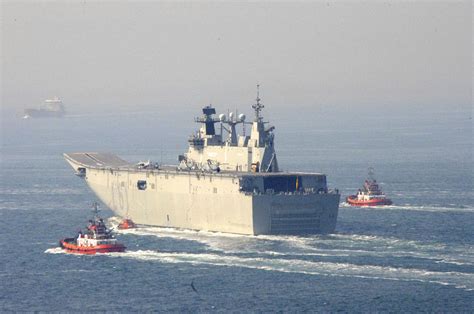 WARSHIPS ON THE BOSPHORUS L 61 JUAN CARLOS SPANISH SHIP