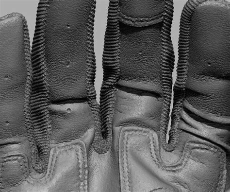 Artstation Tactical Gloves 040 Game Assets