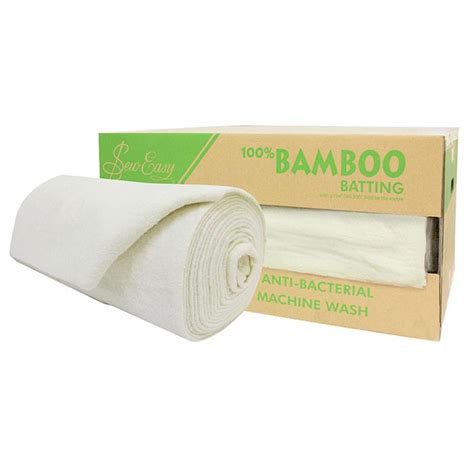 Sew Easy Bamboo Natural Batting Metres X Metres Janome