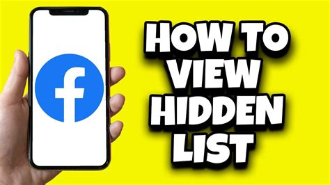 How To See Others Hidden Friends List On Facebook Easy Youtube