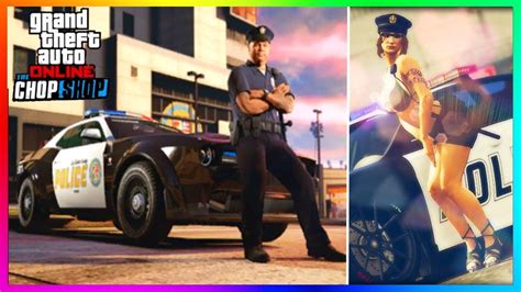 New Police Heist Leaked Gameplay Gauntlet Cop Car Money Gta 5 Chop Shop Dlc Gta Online