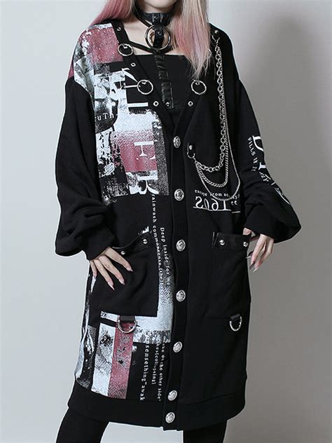 CDJapan Custom Flash Big Cardigan L SB06123 10103 SEX POT ReVeNGe