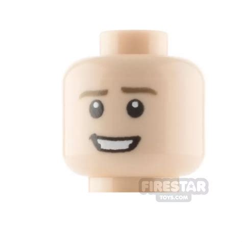 Firestar Custom Printed Minifigure Head Grin