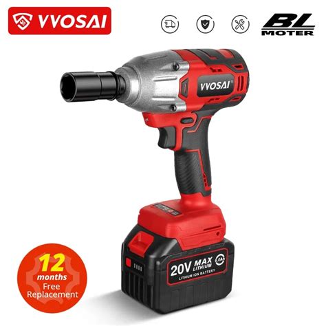 Vvosai Mt Series N M V Brushless Electric Wrench Socket Li Ion