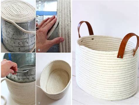 55 Incredibly Clever DIYs You Ll Actually Want To Try Diy Rope Basket