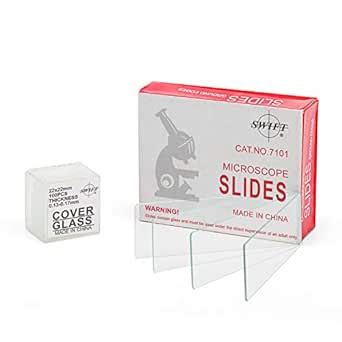 Amazon Swift Bs Pcs Microscope Slides Kit Set With Pre