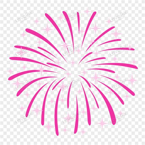 Pink Firework Bright Pink Fireworks Editable Png Transparent