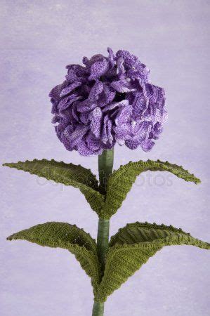 Gehaakte Bloemen Blauwe Hortensia Blauwe Hortensia Crochet Flowers