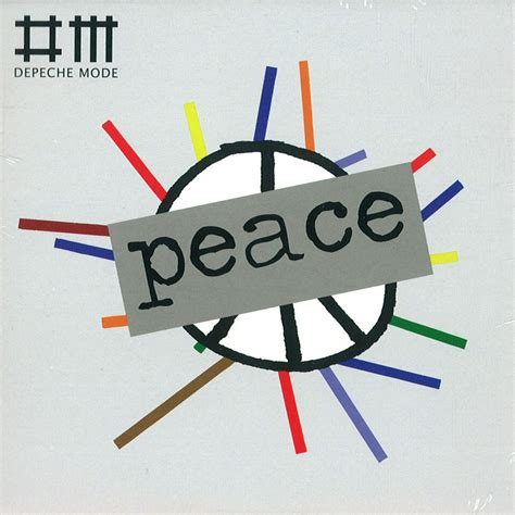 Carátula Frontal de Depeche Mode Peace Cd Single Portada