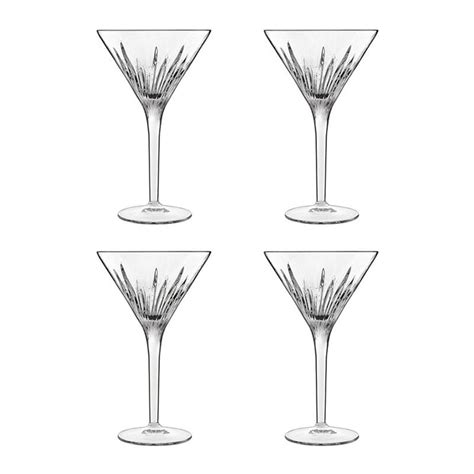 Luigi Bormioli Mixology Martini Glasses 215ml Set Of 4 Glassware Arboretum Garden Centre