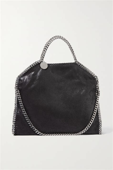 Stella Mccartney The Falabella Medium Faux Brushed Leather Shoulder Bag