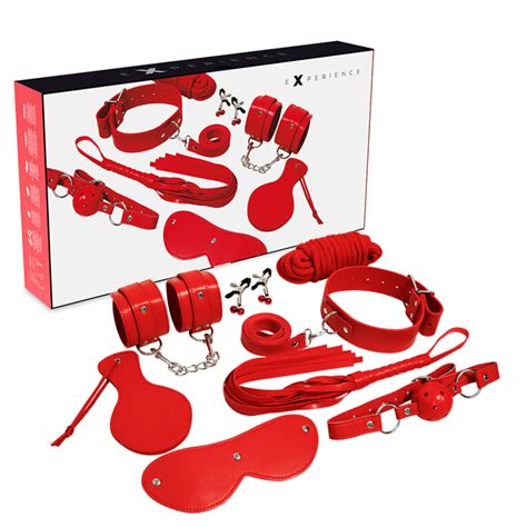 Experience Kit Bdsm Fetish S Rie Vermelha Pecado Perfeito Sex Shop