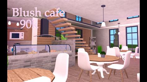 Bloxburg Blush Cafe Speed Build K Youtube