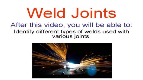 How To Weld Five Basic Welding Joints Identify Different Types Of Welding Joints Youtube