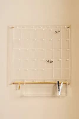 Acrylic Monthly Wall Calendar Bundle | AnthroLiving