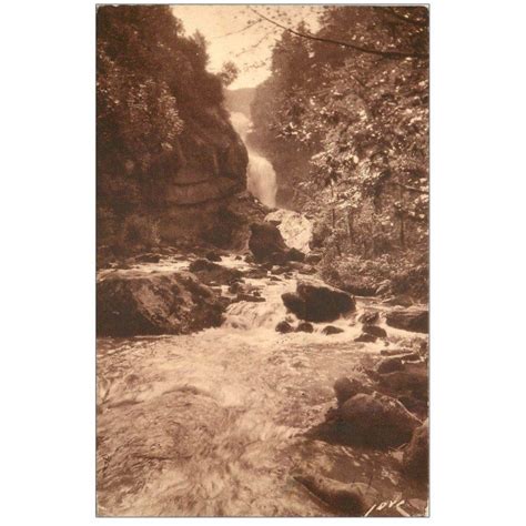 Carte Postale Ancienne Gimel Cascades La Grande Cascade