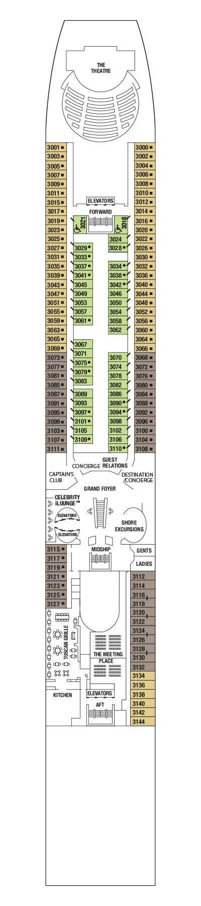 Celebrity Summit Deck Plans Celebrity Cruises