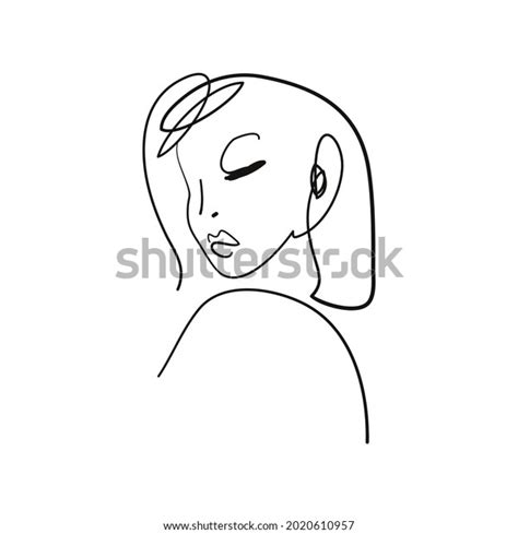 Ink Brush Naked Woman Silhouette Line Stock Vector Royalty Free 2020610957 Shutterstock