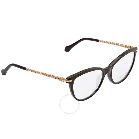 Roberto Cavalli Empoli Black Gold Cat Eye Ladies Eyeglasses Rc5045153 664689865994 Eyeglasses