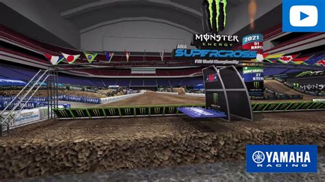 Yamaha Animated Track Map ROUND 2 01 19 2021 Monster Energy AMA