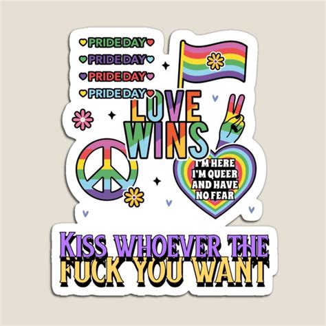 Imán Besa a quien quieras Día del Orgullo El amor gana Queer Queer Af Orgullo Gay Af