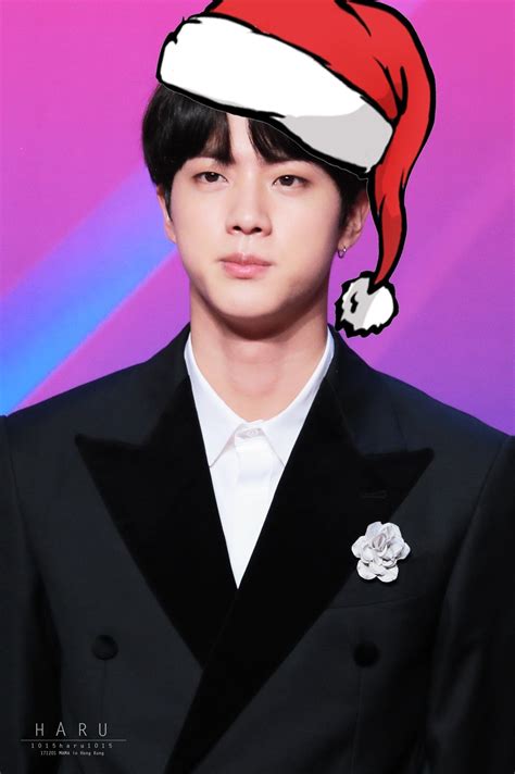 Merry Christmas Jin ️ Seokjin Kim Seokjin Bts Jin