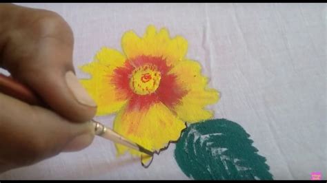 Fabric Painting Tutorial L Fabric Painting For Beginners L Acrylic