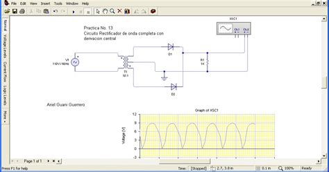 Rectificador De Onda Completa Con Derivacion Central Estudiar