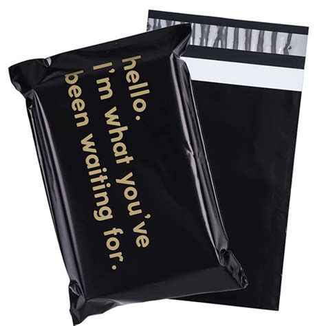 Mailer Matte Black Plastic Clothes Bag Packaging Printed Packaging