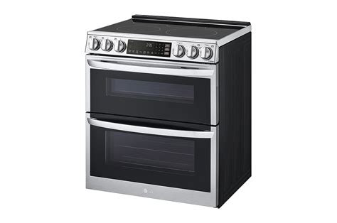 LG 7 3 Cu Ft Smart Electric Double Oven Slide In Range With InstaView