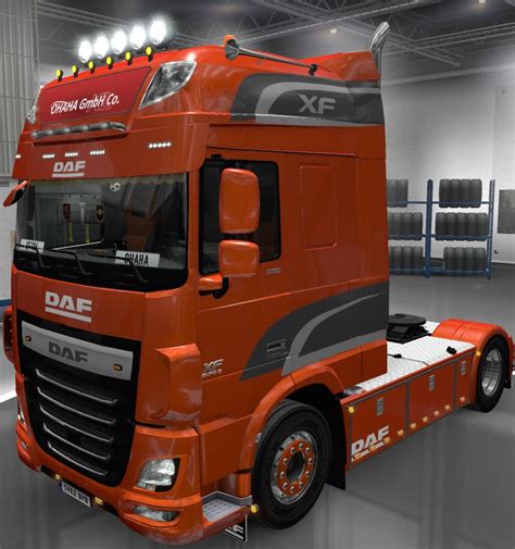 DAF XF E6 Truck BY OHAHA 1 48 Euro Truck Simulator 2 Mods American