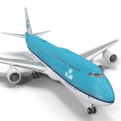 Boeing 747-8I KLM 3D Model $129 - .c4d .ma .max .3ds .fbx .obj - Free3D