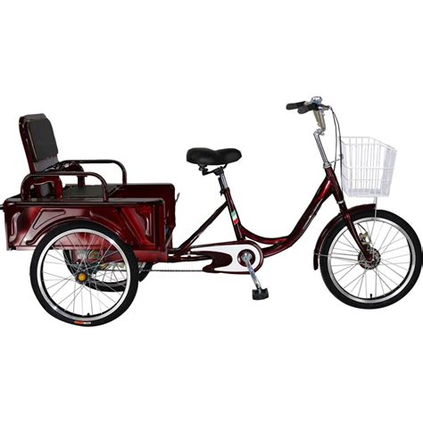 Agriculture Tricycle/two Front Wheel Bike Three Wheel Bicycle With 2 Seat/adult Tricycle Basket ...