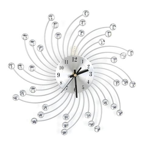 Yul Horloge Murale Pendule Murale Soleil En M Tal Design Moderne