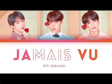 BTS Jamais Vu 방탄소년단 Jamais Vu Color Coded Lyrics Han Rom Eng 가사