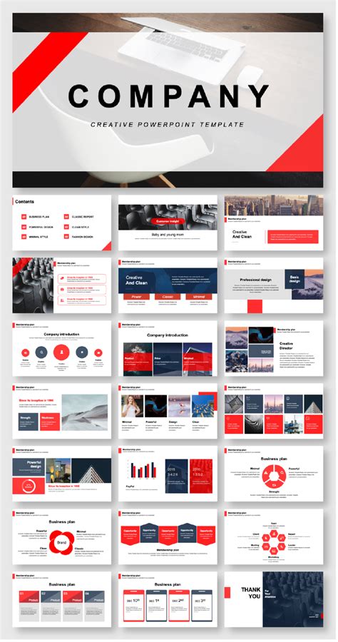 Google Slides Beautiful Business Creative Report Presentation Template