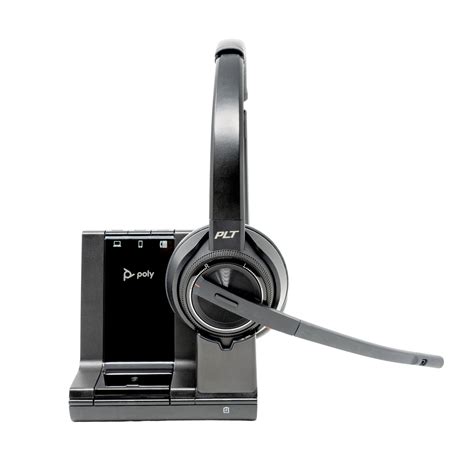 Poly Plantronics Savi 8220 Dual Speaker Wireless Office Headset Syst